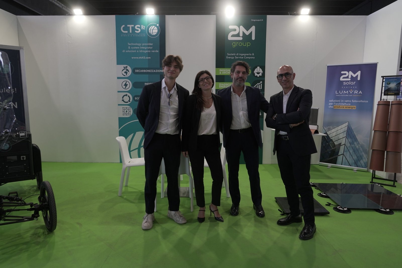 2M Group a HEYSUN 2026: prima esperienza fieristica positiva con il BIPV di Lumyra Energy e l’idrogeno verde di CTS H2.